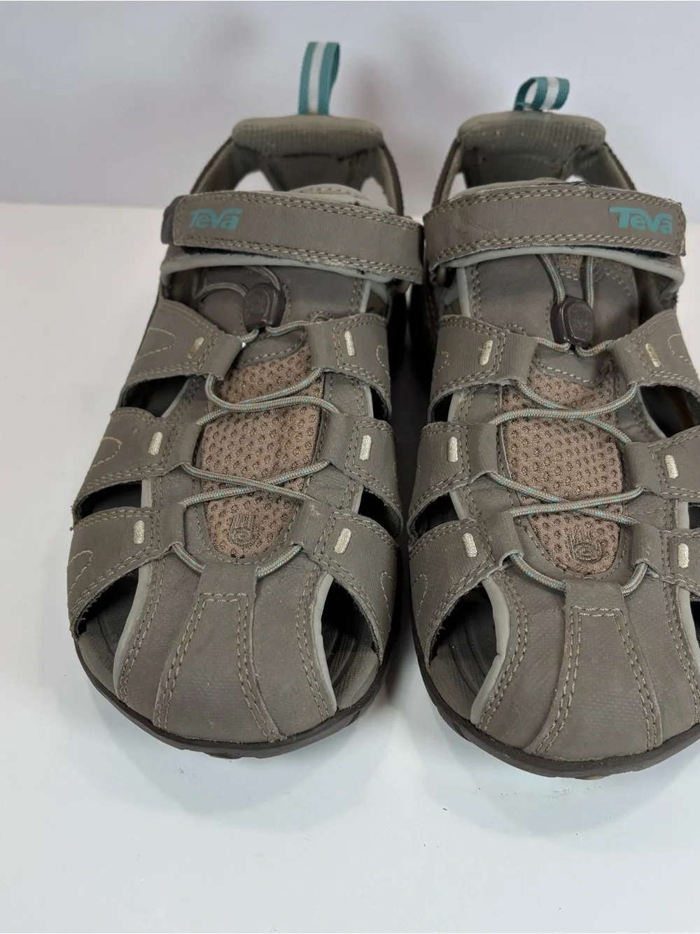 Teva Dozer III Women's Sandal, Size 9, Color Gray/Blue - Outdoor Hiking Walking